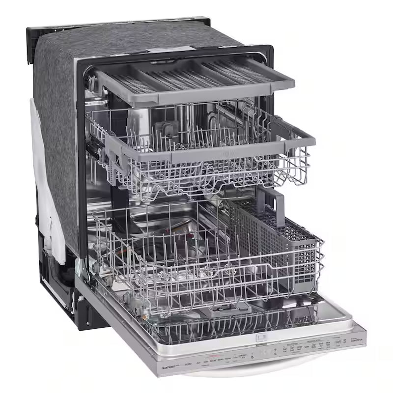 Stainless Steel Top Control Dishwasher with Towel Bar E76516