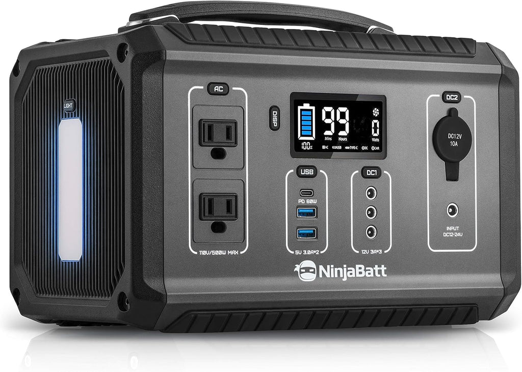 280Wh Portable Power Station with 110V/300W AC Outlets G35970