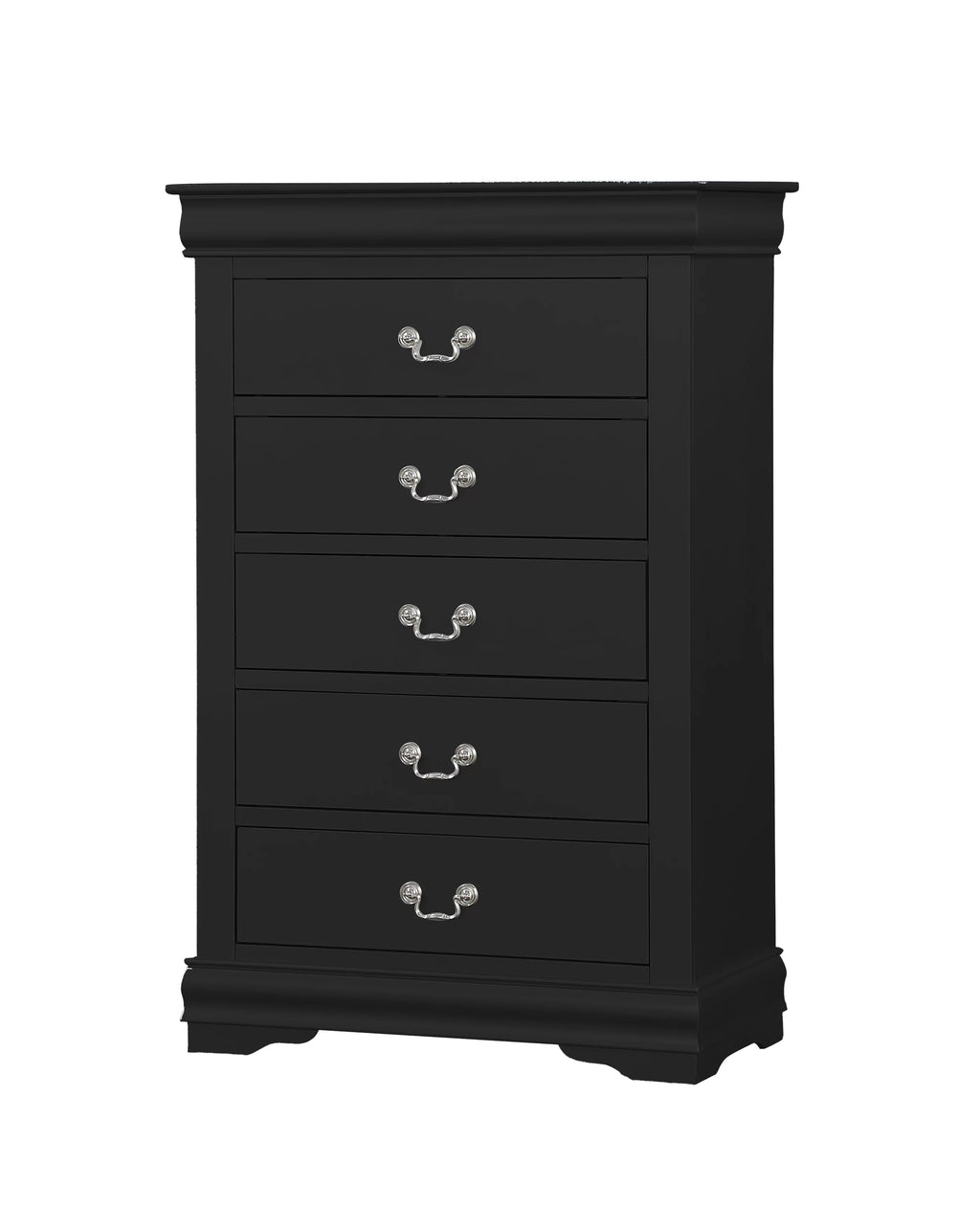 5-Piece Bedroom Set Bed Dresser Chest 2 Nightstands D78570
