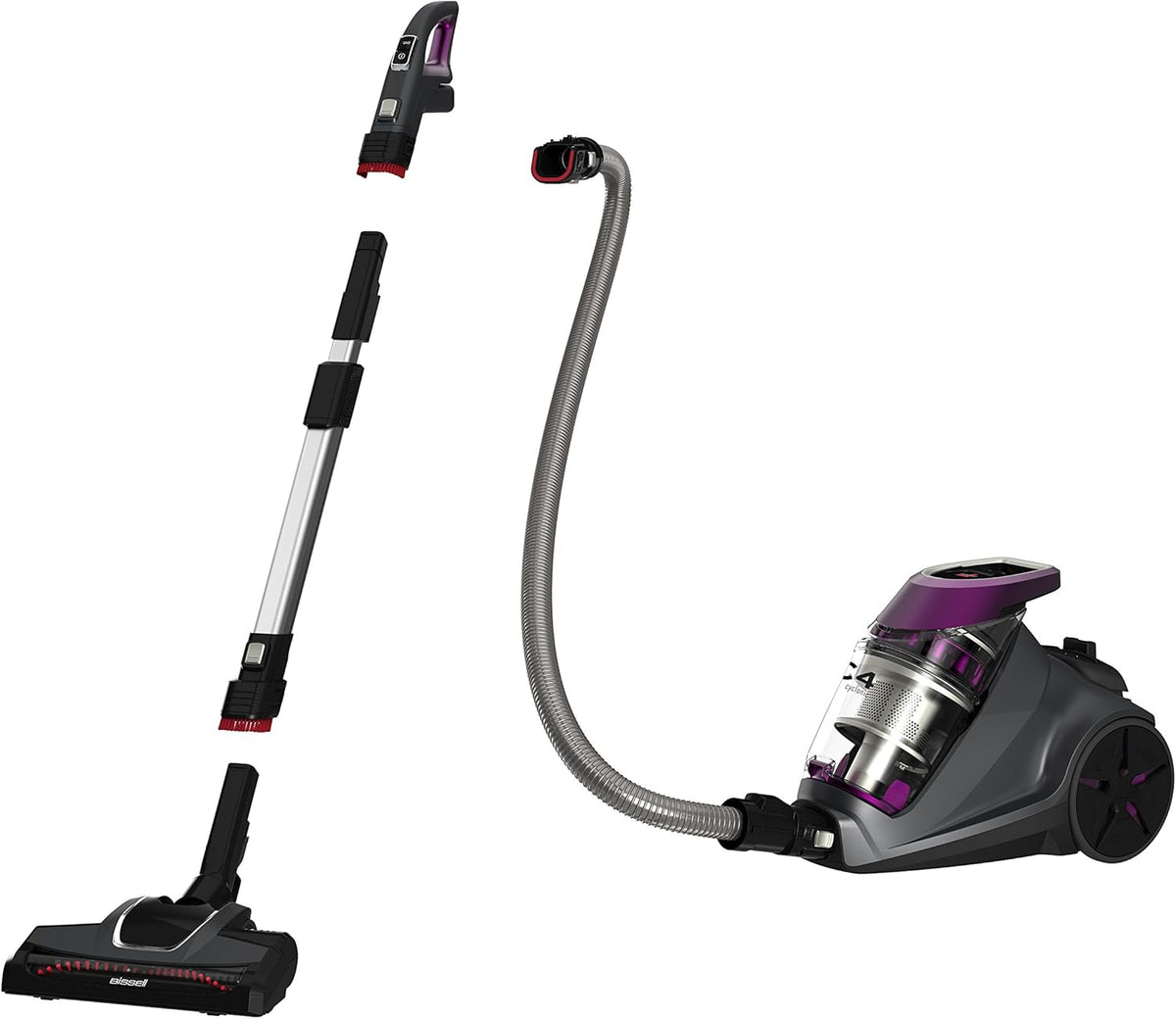 Corded Bagless Canister Vacuum Y753
