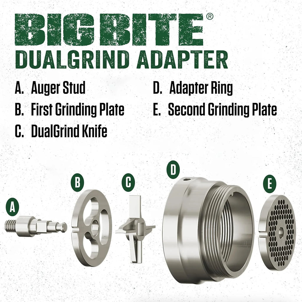 Stainless Steel Meat Grinder Attachment D8943