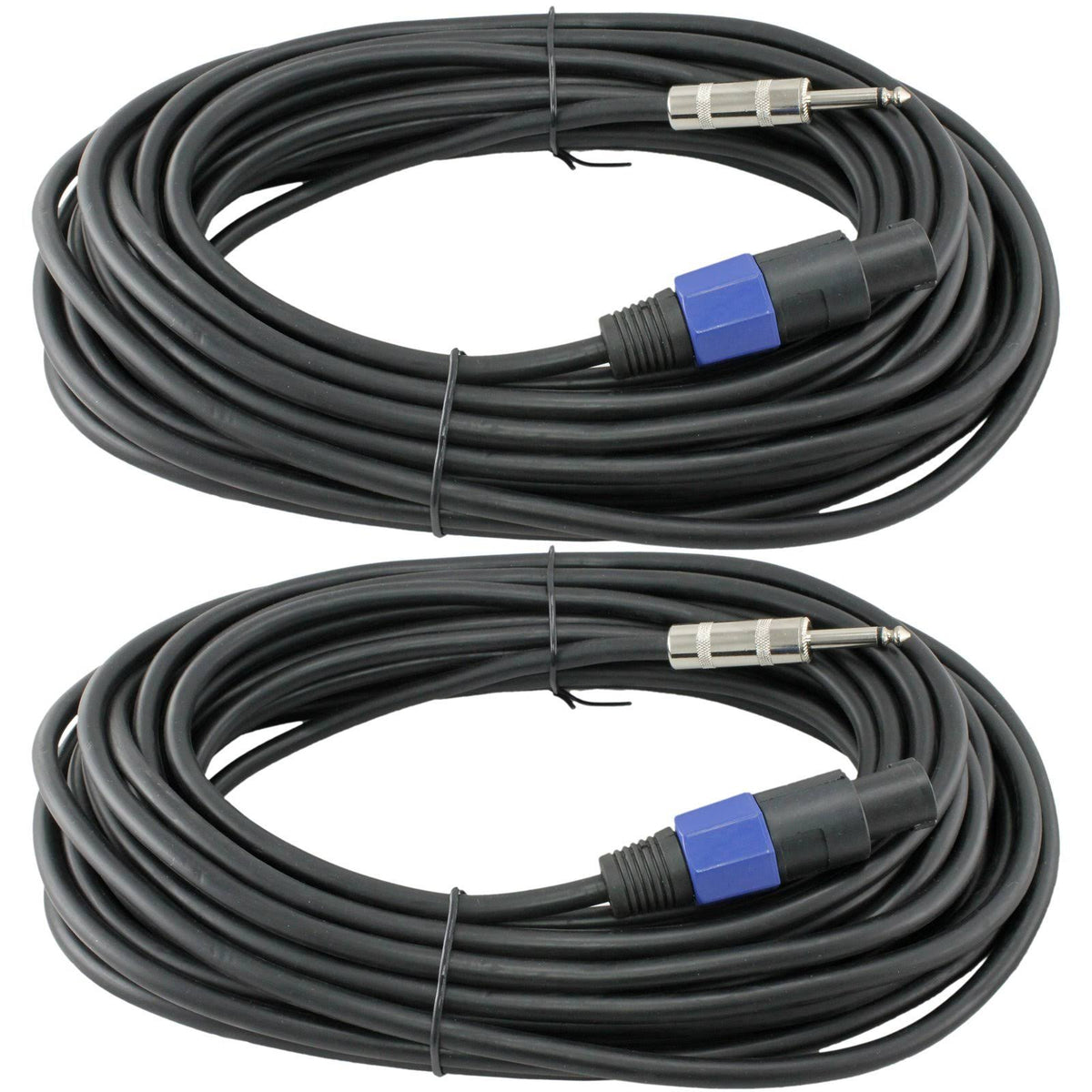 12 Gauge Speaker Cables 2 Cable Pack 50ft Each F681