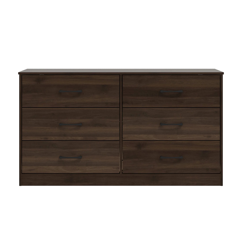 White 6 Drawer Dresser P853