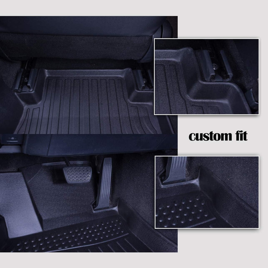 Black Custom Fit All Weather Rubber Floor Mats V260