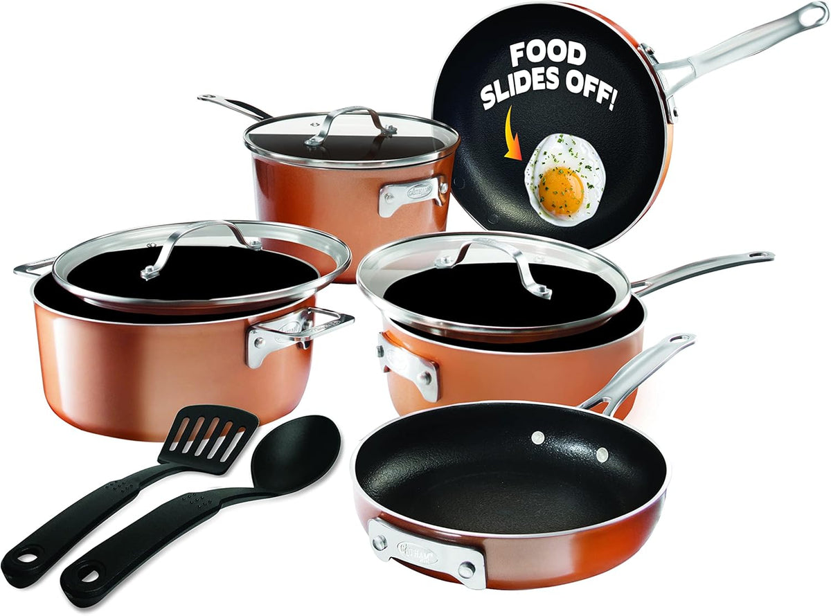 10 Piece Nonstick Cookware Set V86766