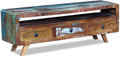 TV Cabinet with 3 Drawers Solid Reclaimed Wood D65729