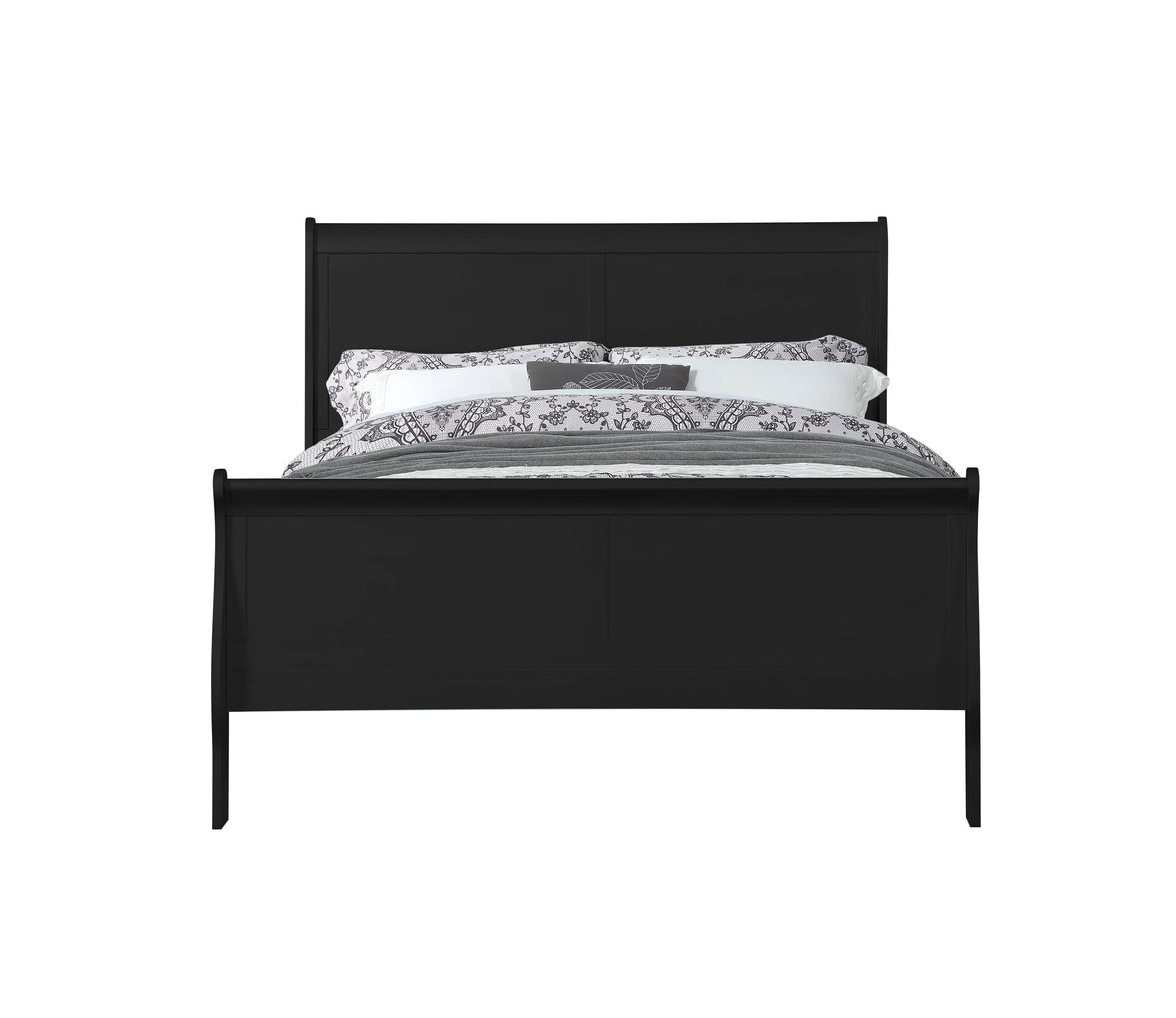 5-Piece Bedroom Set Bed Dresser Chest 2 Nightstands D78570