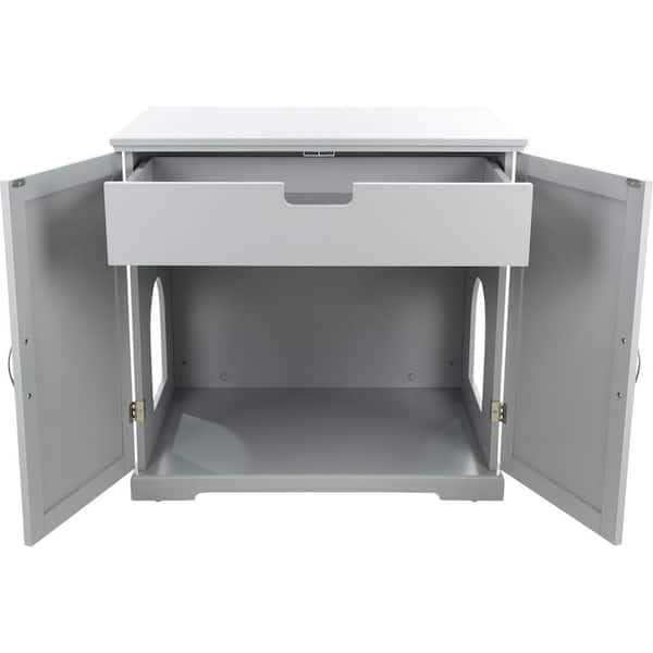 XL Wooden Litter Box Enclosure with Drawer I1026