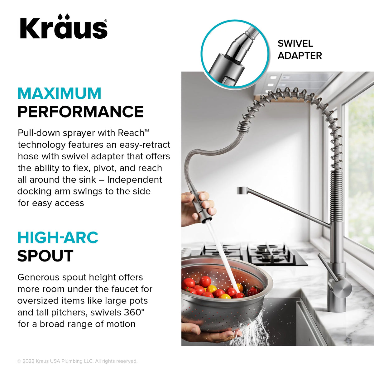 Matte Black Touchless Pull-Down Kitchen Faucet L88861