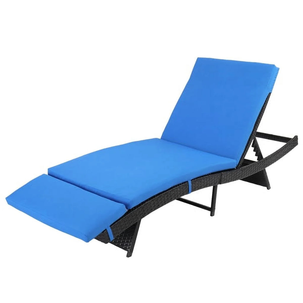 Black Woven Rattan Bed N170400