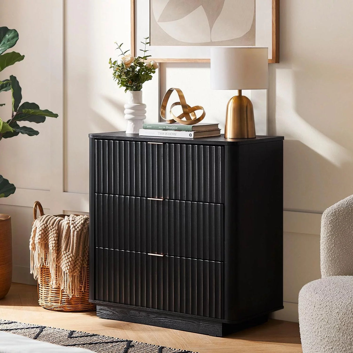 Oak 3 Drawer Dresser Z4662