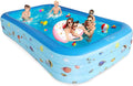 Inflatable Pool 9.83 x 6 x 1.83 ft Rectangular Z758867