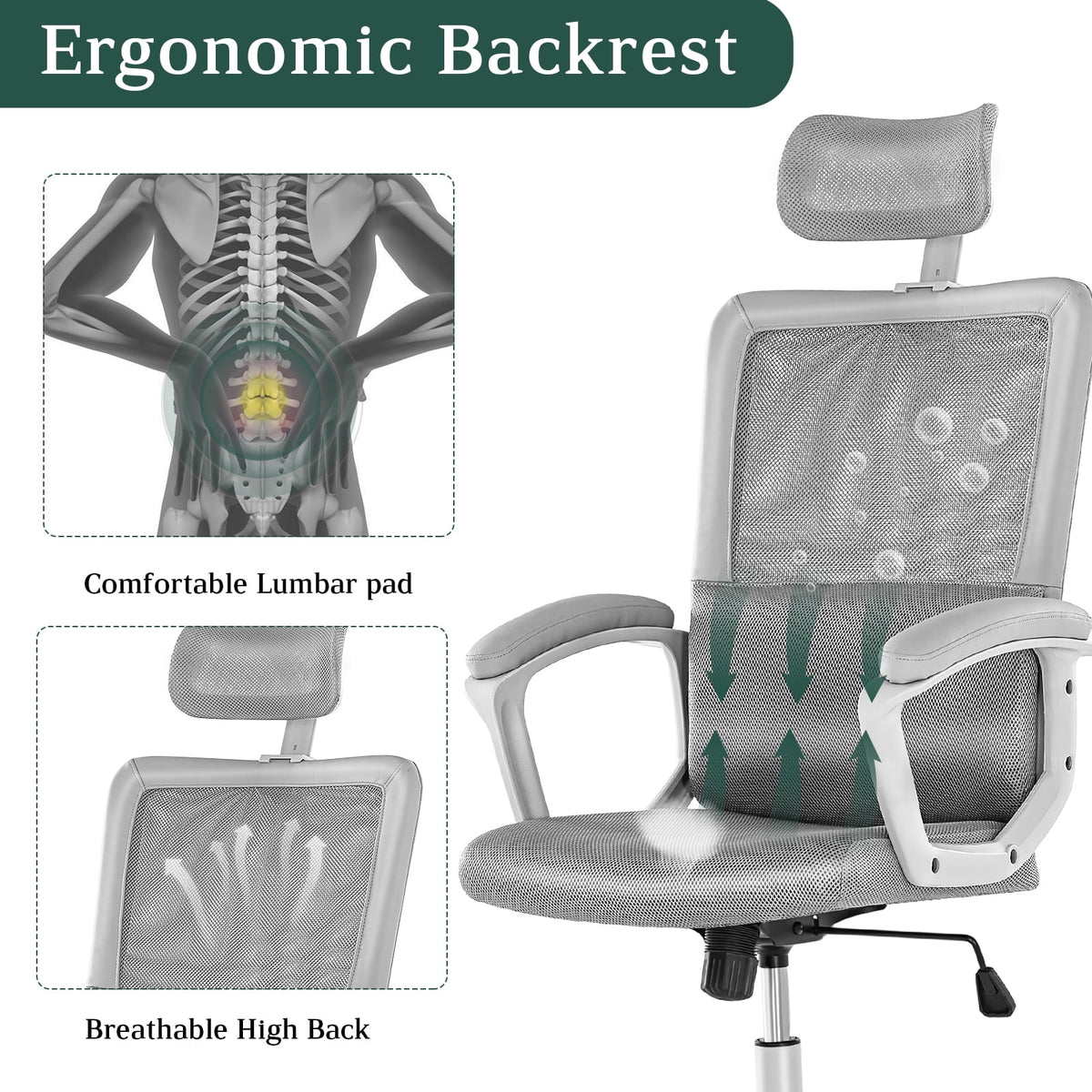 High Back Swivel Office Chair S1660