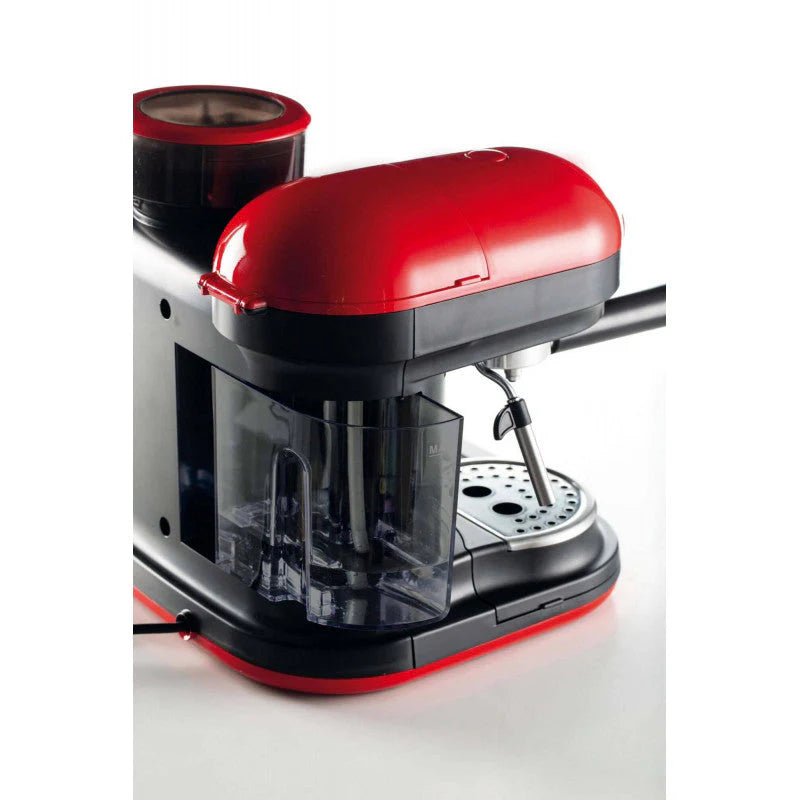 Espresso Machine with Grinder Red I702935