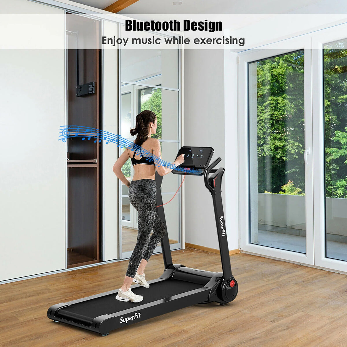 2.25HP Folding Electric Treadmill G7916