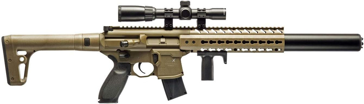 .177 Cal CO2 Powered Air Rifle with 1-4x24 Scope G28218