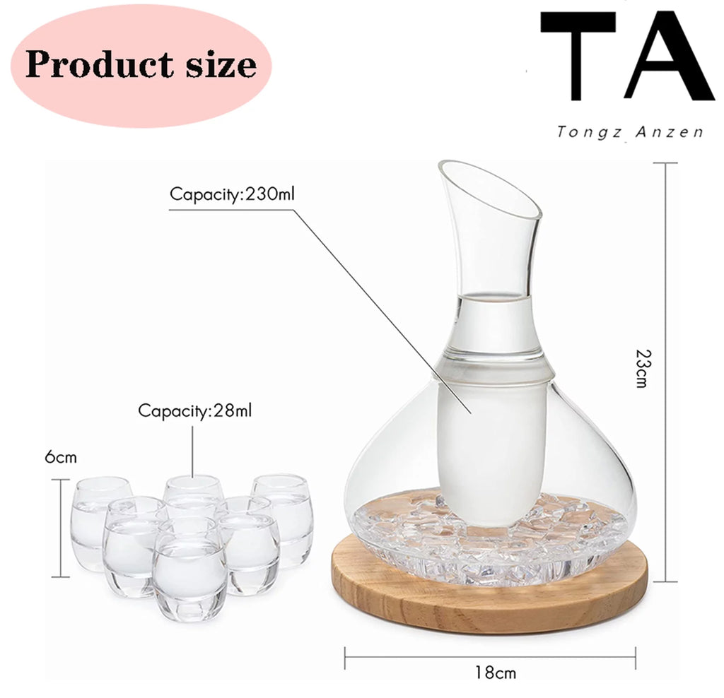 Sake Set Glasses Japanese A68158