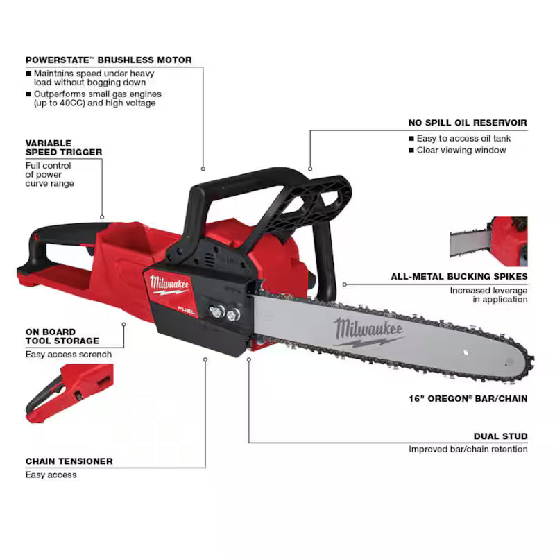 Brushless 21 in. Self-Propelled Mower with String Trimmer, Blower, Hedger, Chainsaw J761942