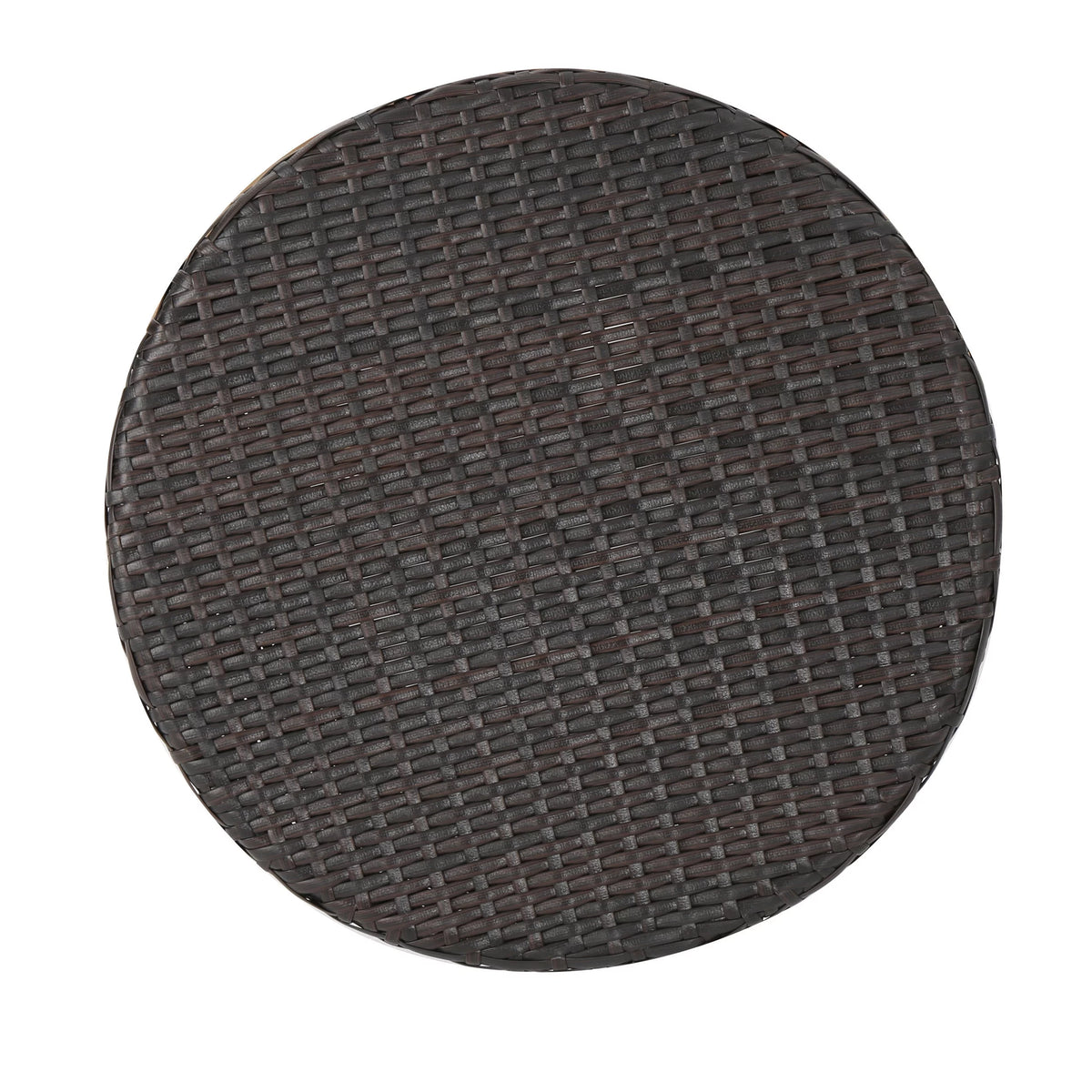 Multibrown Outdoor Wicker Side Table Z2552