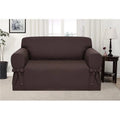 Brown Loveseat Slipcover S926391