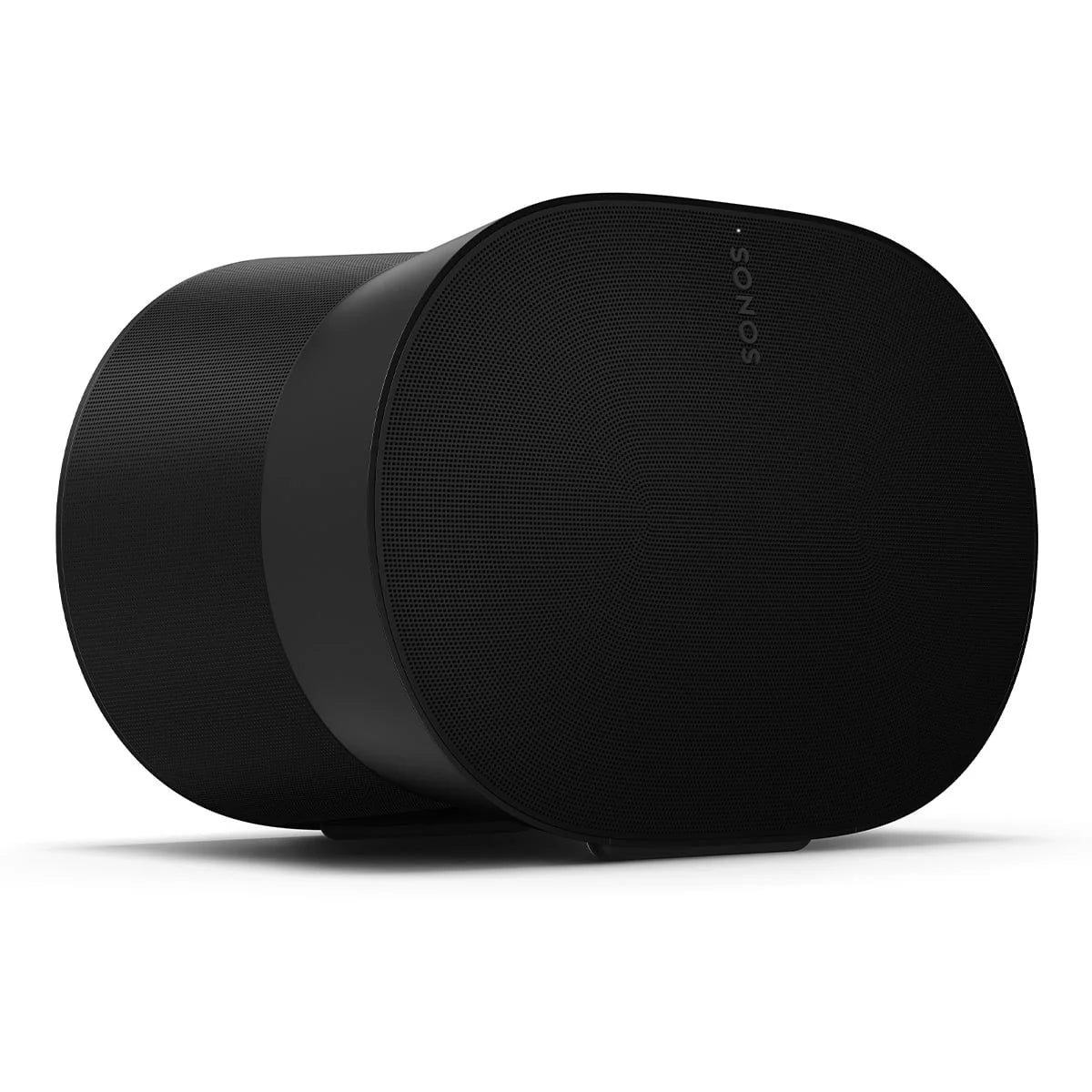 Black Wireless Soundbar, Subwoofer, and Pair of Smart Speakers B853