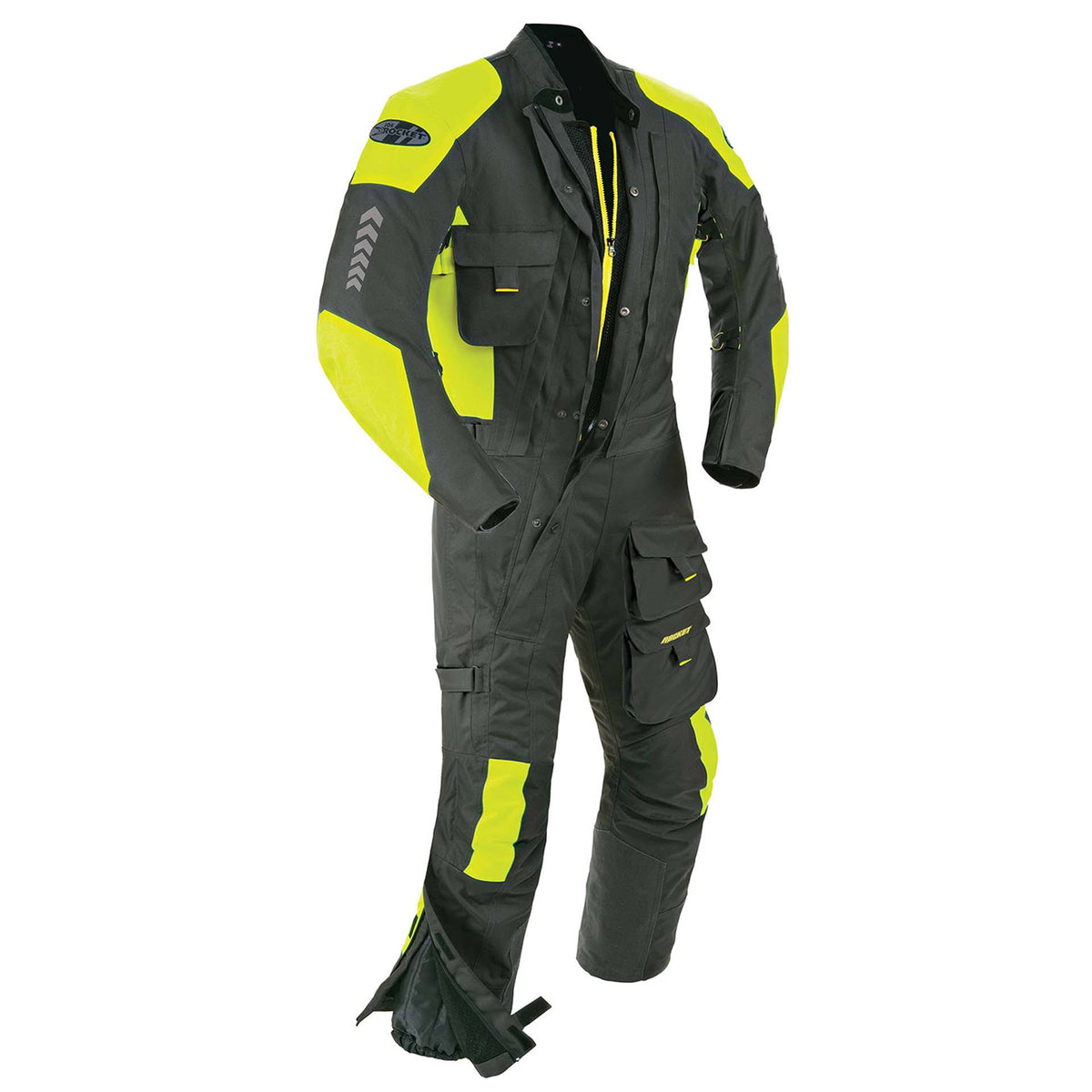 Black Hi-Viz Neon XL Suit R81238