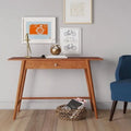 Mid Century Modern Desk/Console Table Brown X7016