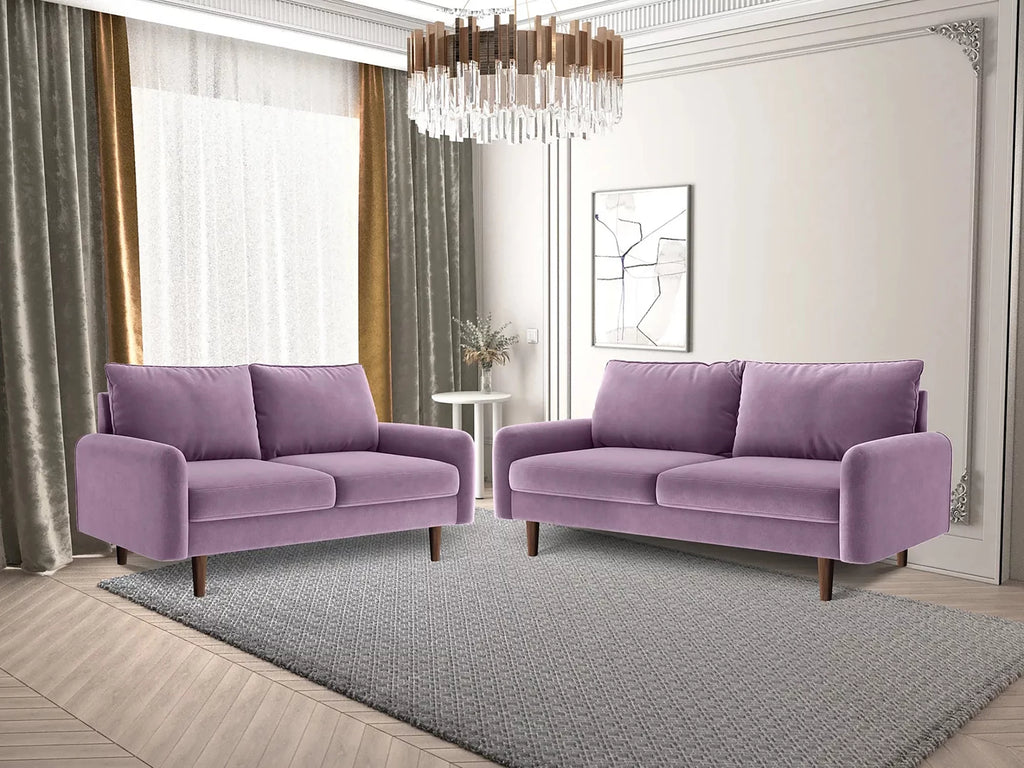 Lavender Pink Sectional Sofa T460