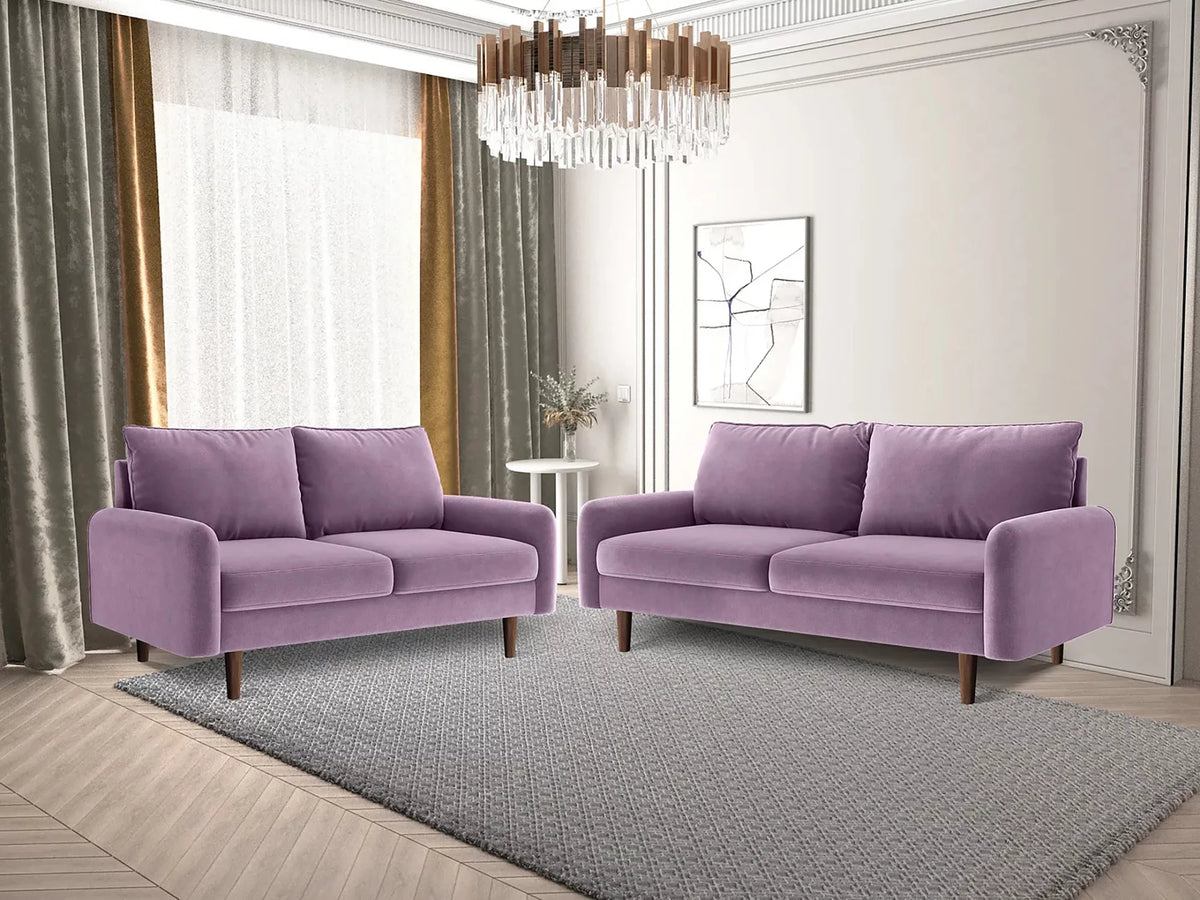 Lavender Pink Sectional Sofa T460