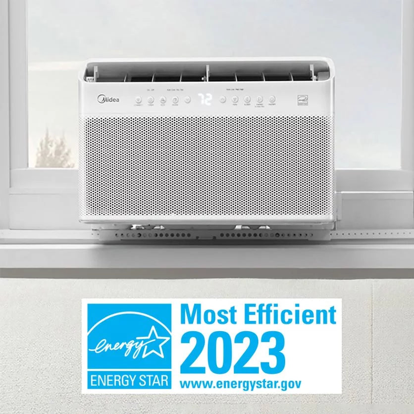 8,000 BTU Smart Inverter U-Shaped Window Air Conditioner E4279