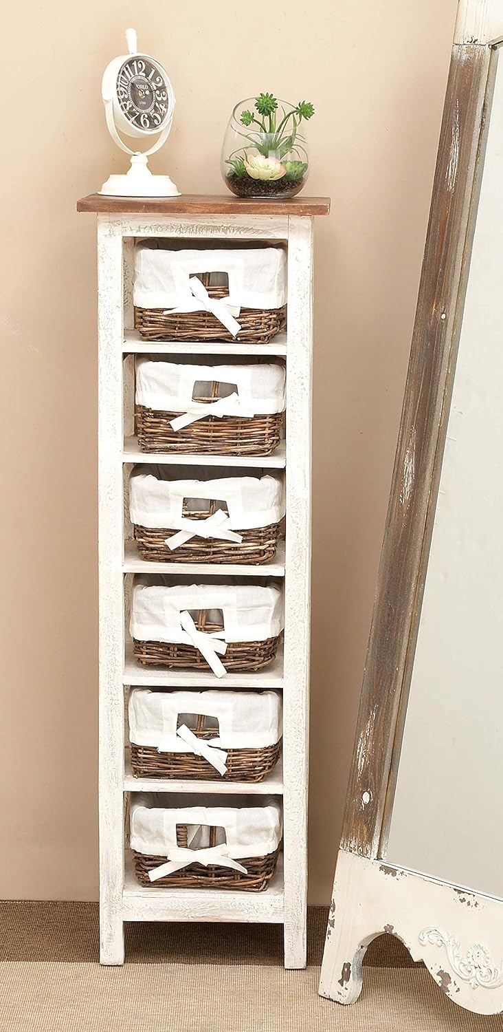 Wood Rattan Cabinet G3295