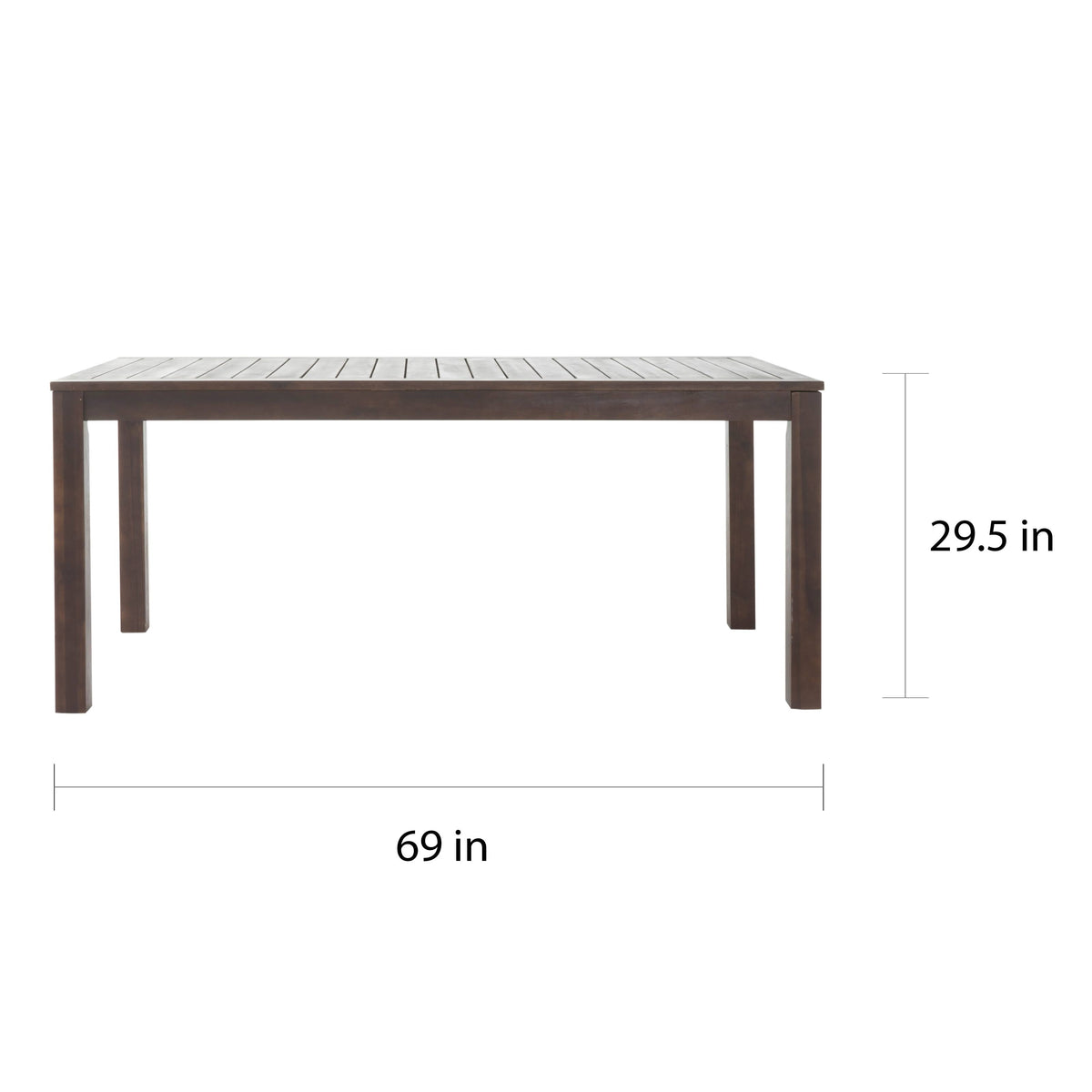 Acacia Wood Rectangle Dining Table U95251
