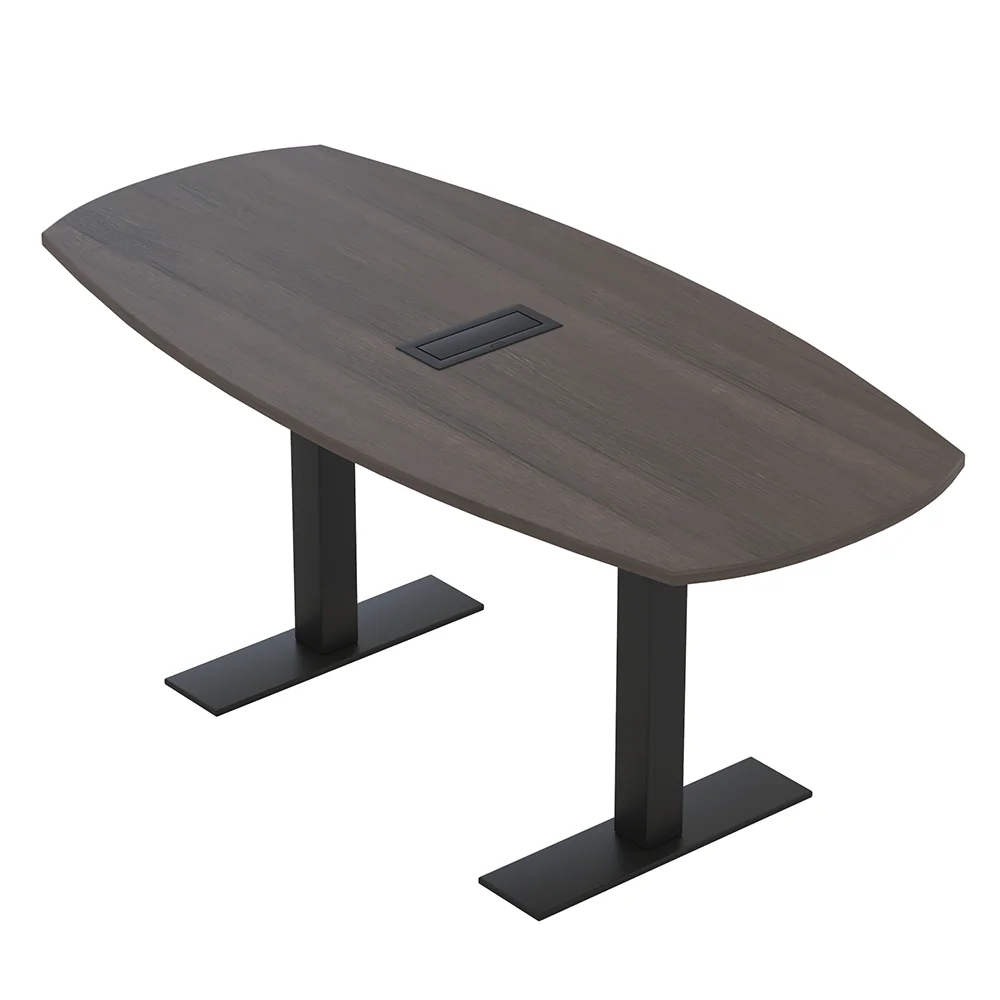6 Person Arc Boat Conference Table 6 Ft K5838