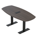 6 Person Arc Boat Conference Table 6 Ft K5838