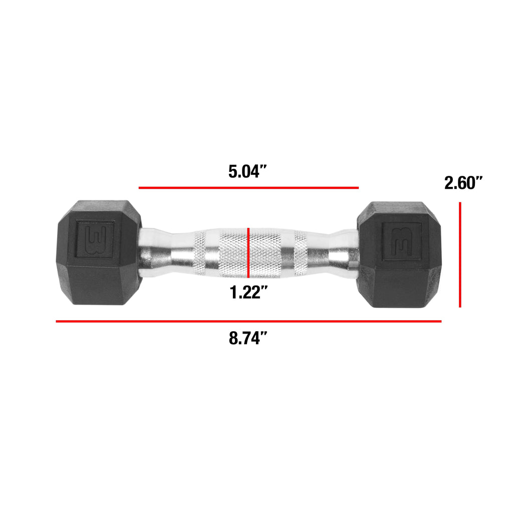 70lb Coated Hex Dumbbell I47222