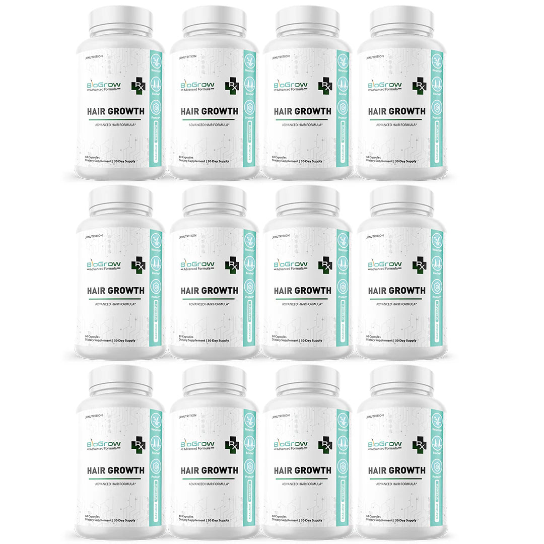 Hair Growth Dietary Supplement 60 Capsules 12 Pack P15851