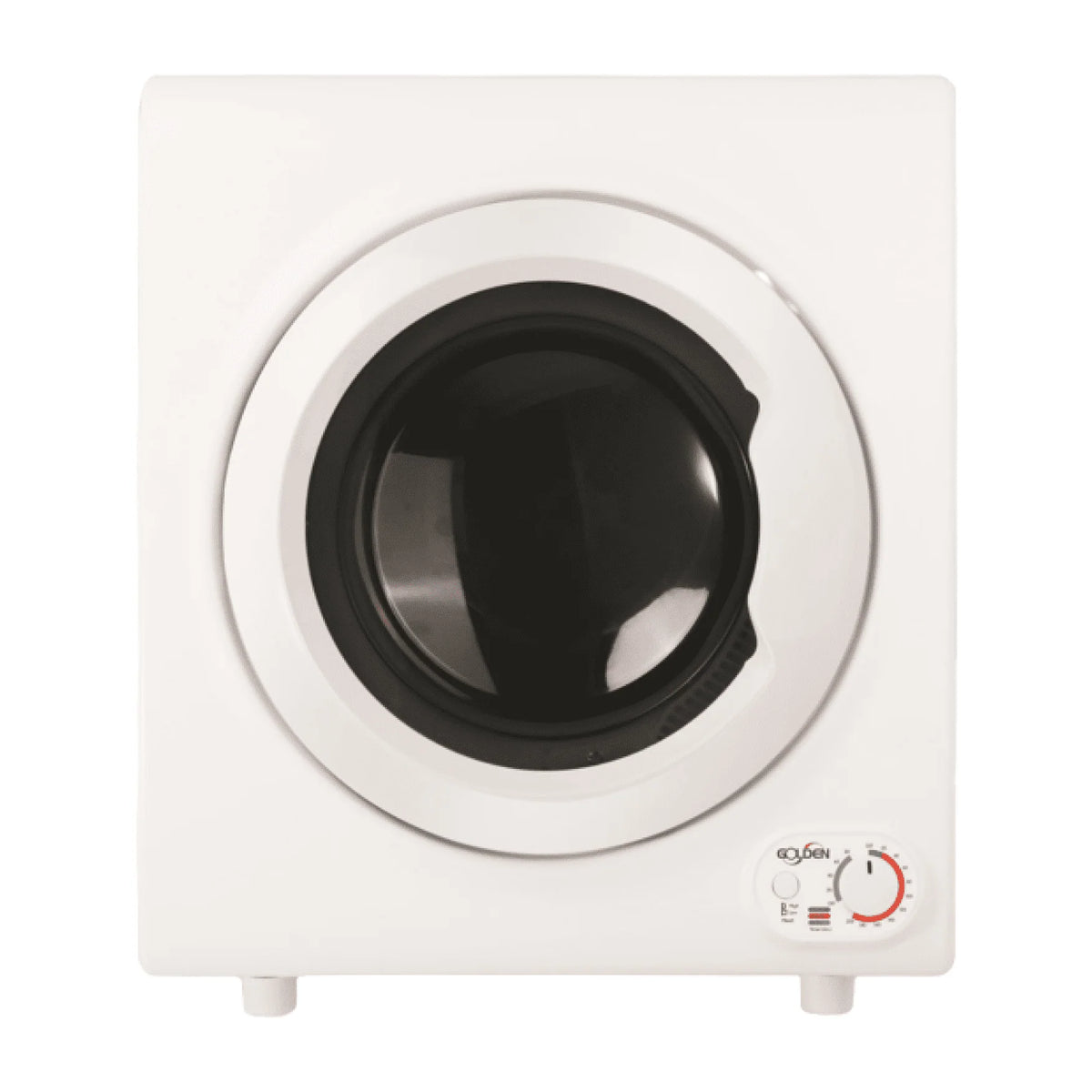 White 2.65 Cu ft. Portable Electric Stainless Steel Clothes Dryer O44392