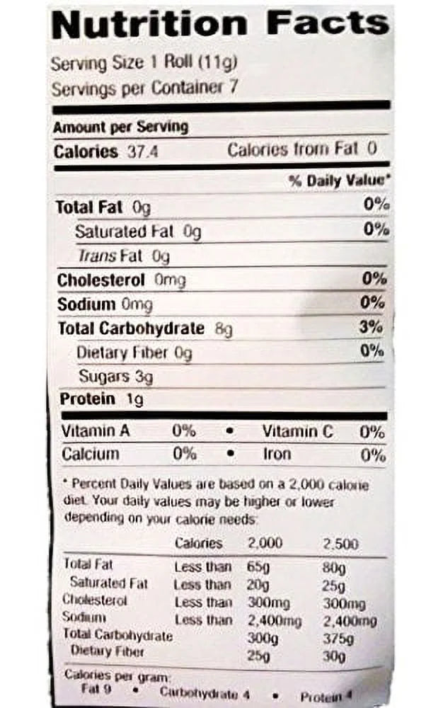 Wheat Roll 2.7 oz 6 Packs N725