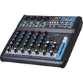 Professional Six-Channel Audio Mixer with USB Interface, Bluetooth, and DSP Sound Effects L82754