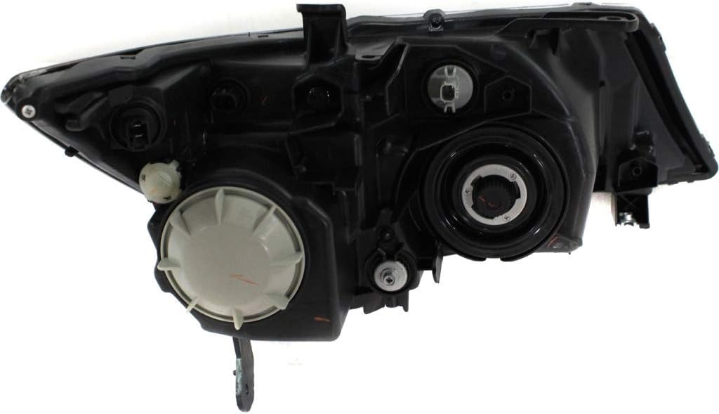 2007 2008 2009 Acura MDX Headlight Assembly Passenger HID Type Black Housing U223