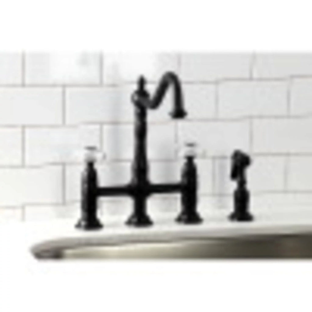 Widespread Bridge Kitchen Faucet Y75675
