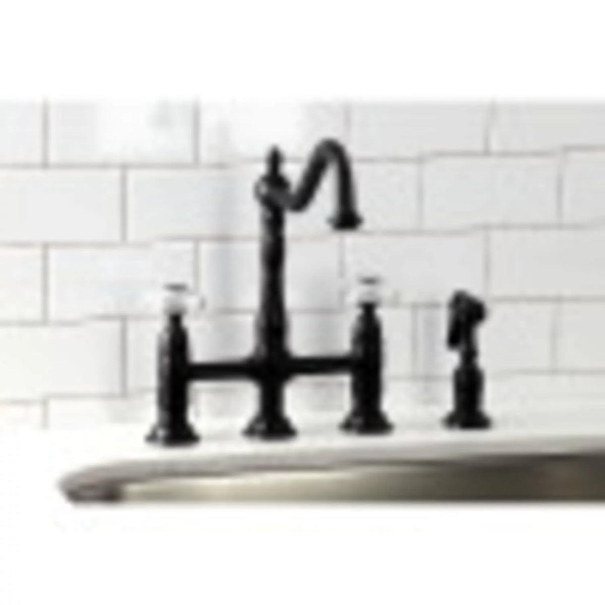 Widespread Bridge Kitchen Faucet Y75675