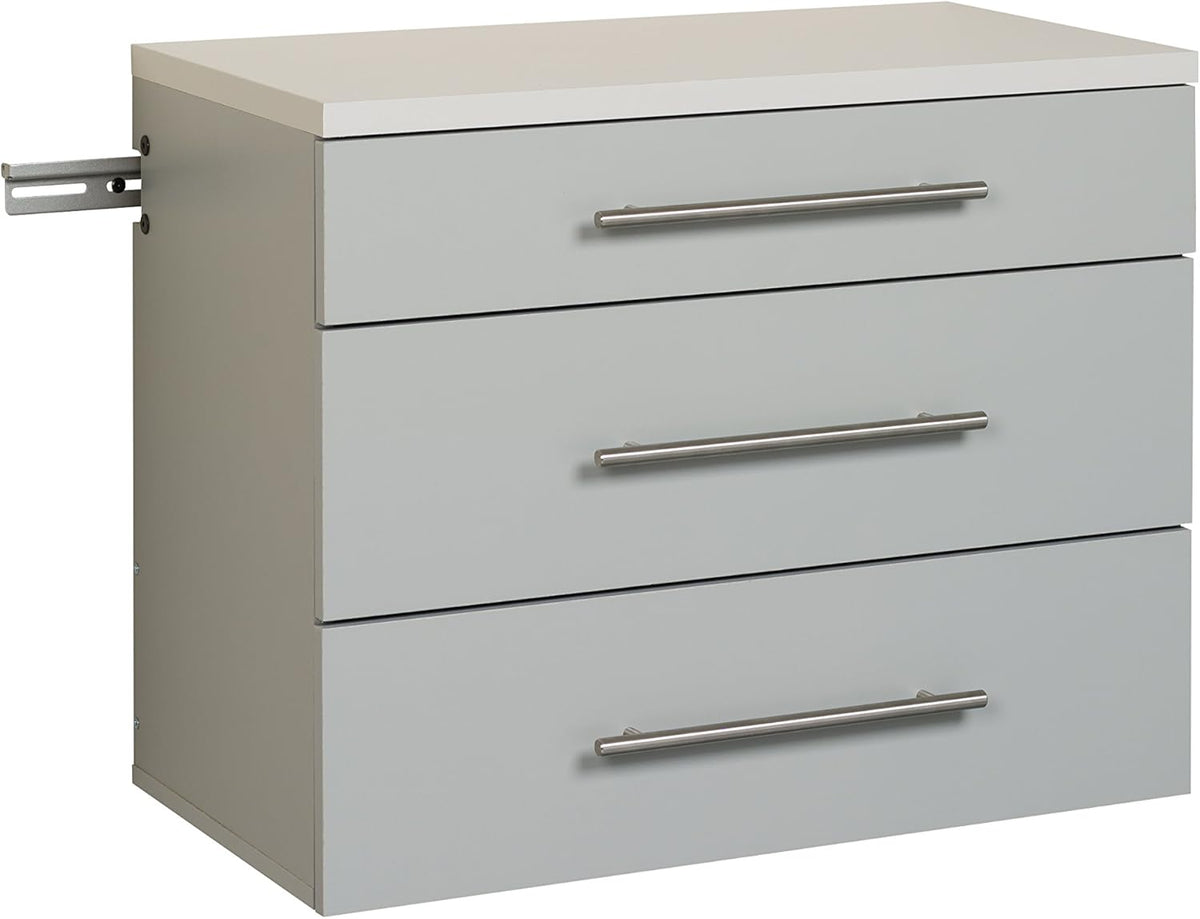 Light Gray 3-Drawer Storage Cabinet X1443