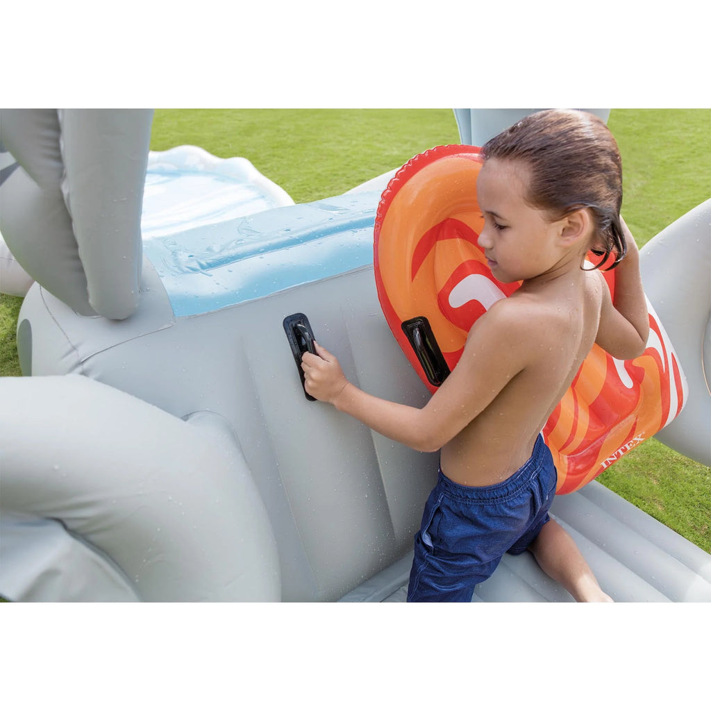 Inflatable Backyard Water Slide with Electric Air Pump L23312