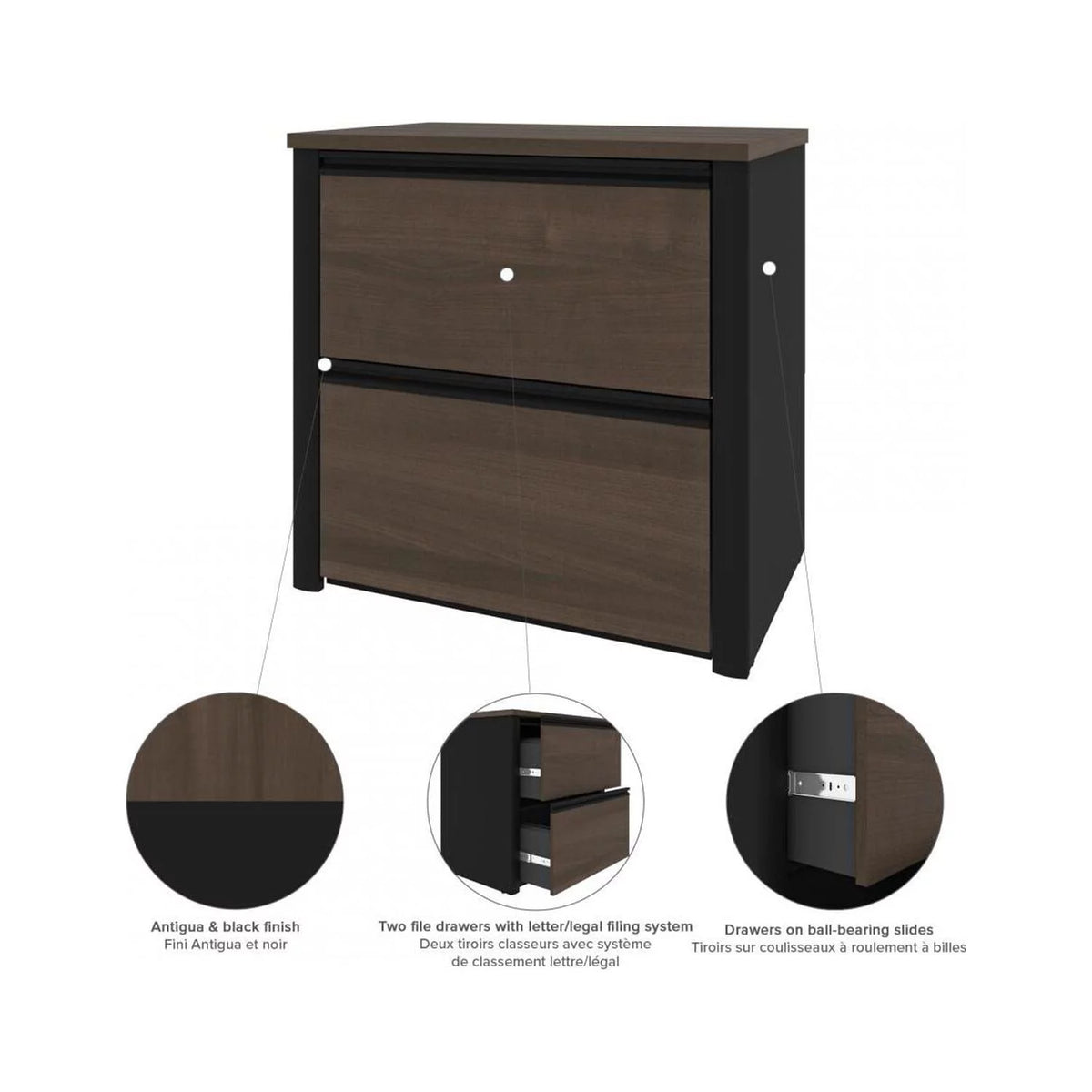 2 Drawer Lateral File Cabinet B150157