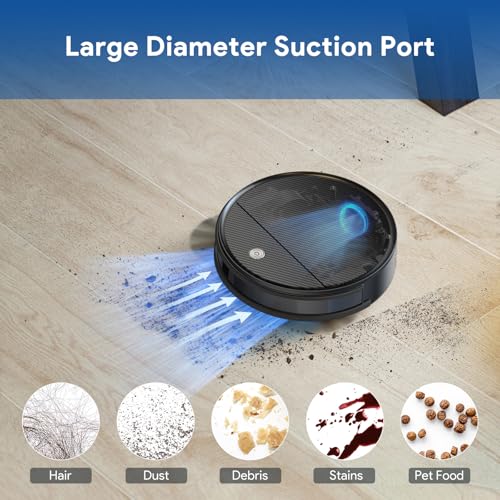2-In-1 Robot Vacuum and Mop with Gyroscope Navigation X86822