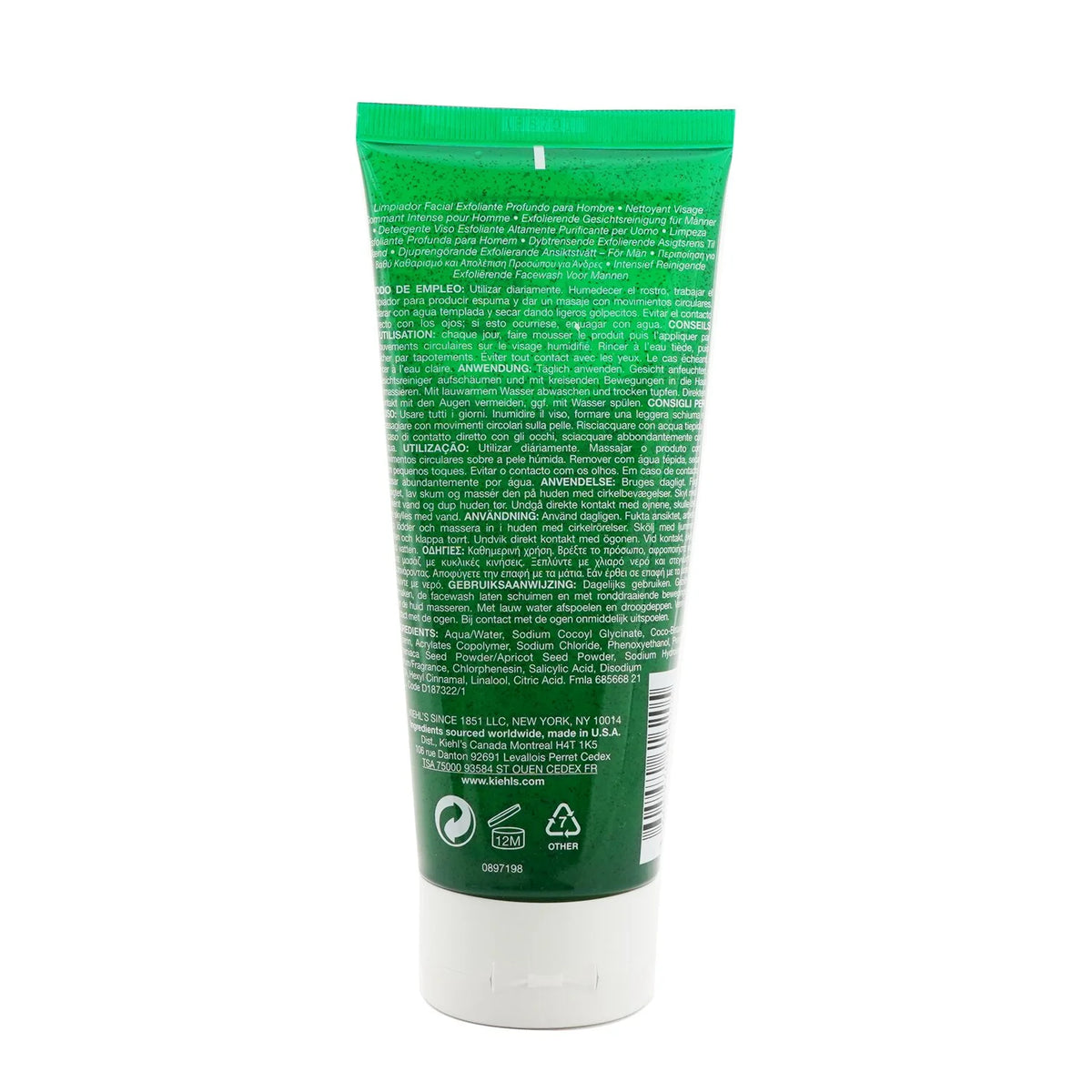 Men's Deep Cleansing Exfoliating Face Wash 200ml S677561