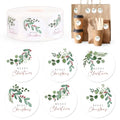 1000 Pcs Christmas Stickers Roll Self-Adhesive R10843