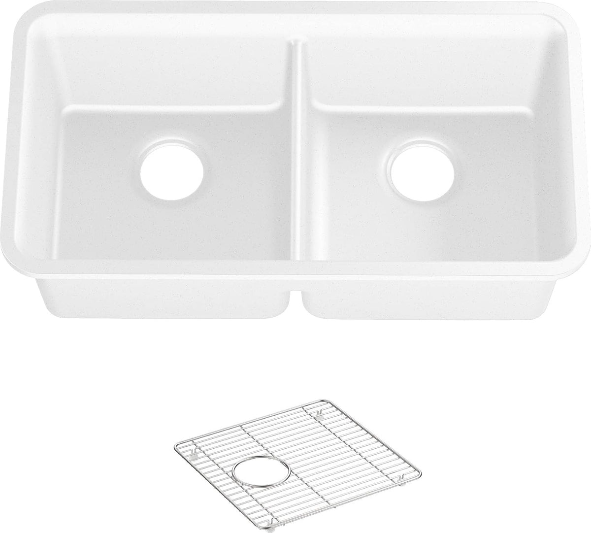 Matte White Kitchen Sink N7811