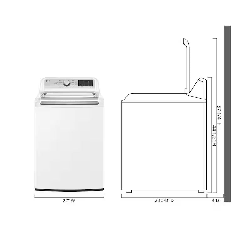 5.3 cu. ft. Top Load Washer with 4-way Agitator J168